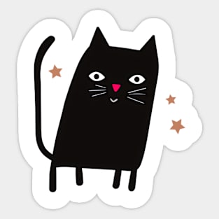 vintage-cat Sticker